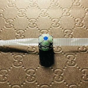 Silver and blue - Blue Petals - Pandora charm